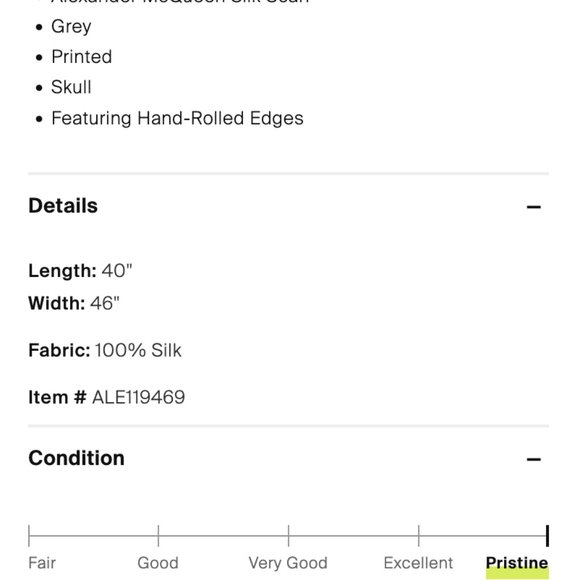 Alexander McQueen Silk Scarf - Picture 4 of 4